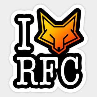 I Love RFC Sticker